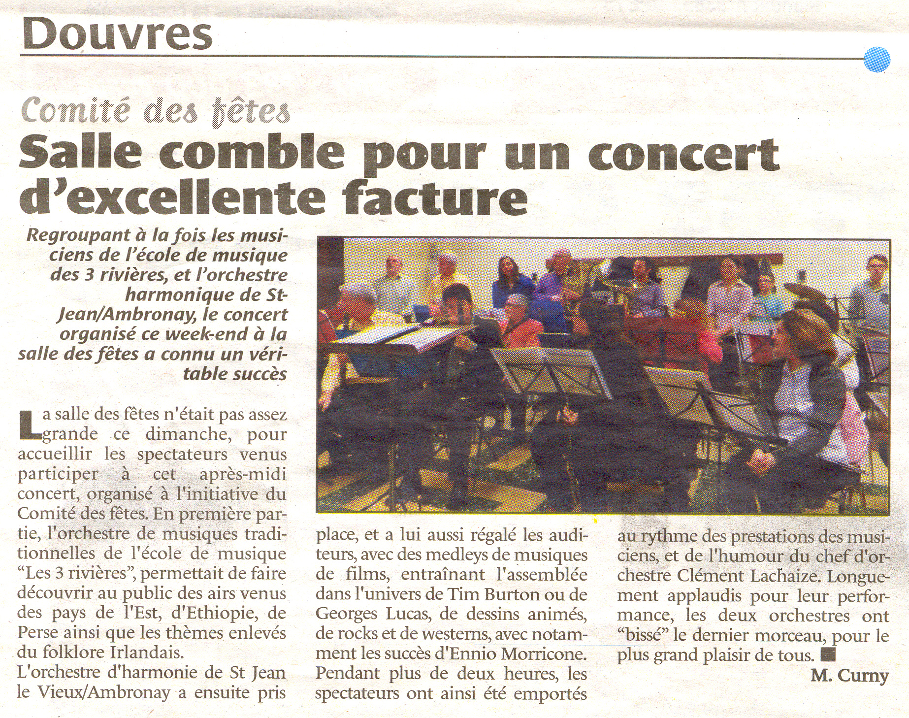 Article bugey concert douvres 12fev2017